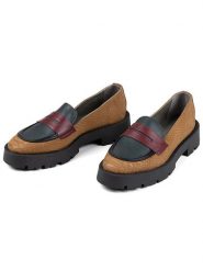 Anna Morellini Skórzane mokasyny "Marbara" w kolorze jasnobrązowym rozmiar: 39. Brązowe mokasyny damskie Anna Morellini, bez obcasa. Za 410.95 zł.