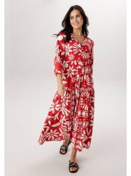 Aniston Sukienka w kolorze czerwono-białym rozmiar: 44. Czerwone sukienki damskie Aniston, bez wzorów, z wiskozy, bez ramiączek. Za 217.99 zł.
