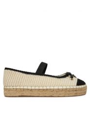 Guess Espadryle FLJJON FAB02 Écru. Espadryle damskie Guess, z aplikacjami, z materiału, bez obcasa. Za 299.99 zł.