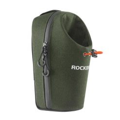 Torba rowerowa na kierownicę z uchwytem na bidon Rockbros P002. Fioletowe torebki klasyczne damskie ROCKBROS, bez dodatków. Za 89.90 zł.