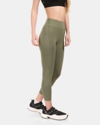 Damskie legginsy sportowe Kilpi TENIA-W. Zielone legginsy damskie Kilpi, s, bez wzorów, z materiału. Za 256.81 zł.