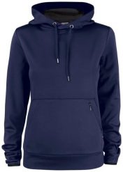 Clique Oakdale Women bluza z kapturem funkcjonalna z poliestru – dark navy. Niebieskie bluzy damskie CLIQUE, l, bez wzorów, z kapturem. Za 222.65 zł.