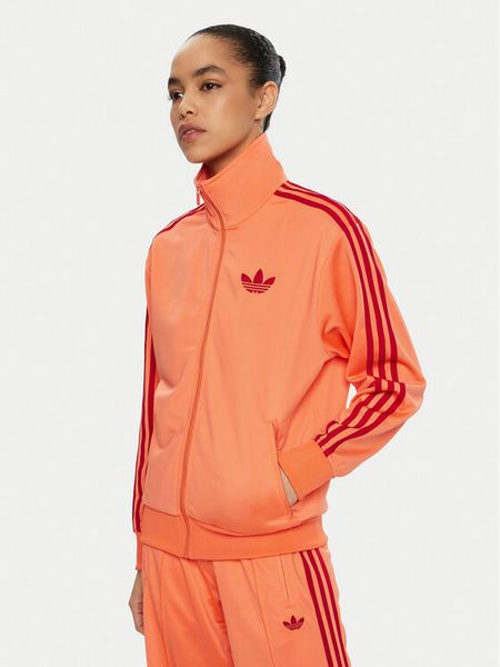 Adidas Bluza adicolor Classic Firebird JP2294 Pomarańczowy Loose Fit. Brązowe bluzy damskie Adidas, xs, bez wzorów, z syntetyku, bez kaptura. Za 239.99 zł.