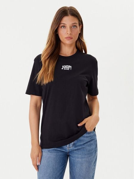 JOOP! Jeans T-Shirt Tyler 30048563 Czarny Regular Fit. Czarne t-shirty damskie Joop! Jeans, xs, bez wzorów, z bawełny, bez kołnierzyka. Za 119.99 zł.