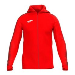 Damska bluza dresowa z kapturem Joma Elite XI. Czerwone bluzy damskie Joma, na zimę, xl, bez wzorów, z dresówki, z kapturem. Za 289.20 zł.