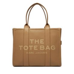 Torebka Marc Jacobs. Brązowe shopper bag Marc Jacobs, bez dodatków. Za 2,259.00 zł.