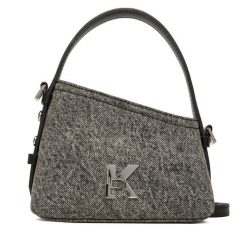 Torebka Karl Lagerfeld Jeans. Czarne torebki klasyczne damskie Karl Lagerfeld Jeans, z jeansu, bez dodatków. Za 559.99 zł.