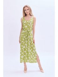 Marks & Spencer Sukienka w kolorze zielono-białym rozmiar: 38. Białe sukienki damskie Marks & Spencer, bez wzorów, bez ramiączek. Za 49.95 zł.