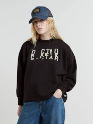 G-Star Bluza w kolorze czarnym rozmiar: M. Czarne bluzy damskie G-Star, m, bez wzorów, bez kaptura. Za 149.31 zł.