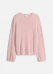 Miękki sweter z szerokimi rękawami. Niebieskie swetry klasyczne damskie bonprix, bez kołnierzyka. Za 129.99 zł.