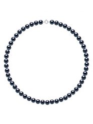 Pearline Naszyjnik z perłami w kolorze granatowym - dł. 50 cm rozmiar: onesize. Niebieskie naszyjniki damskie Pearline, z perłą, złote. Za 1,565.99 zł.