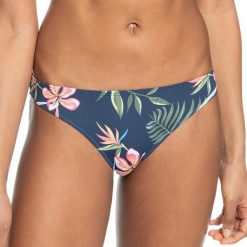 Dół od stroju kąpielowego ROXY Into The Sun. Niebieskie bikini Roxy, bez wzorów. Za 72.99 zł.