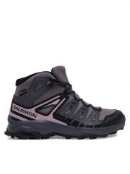 Salomon Trekkingi Extegra Mid Gore-Tex L47800200 Fioletowy. Fioletowe obuwie trekkingowe damskie Salomon, z gore-texu, bez zapięcia. Za 499.99 zł.