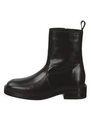 GANT Footwear Skórzane botki "Fallwi" w kolorze czarnym rozmiar: 38. Czarne botki damskie GANT Footwear, ze skóry, bez obcasa, bez zapięcia. Za 366.28 zł.