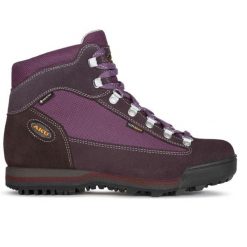 Buty trekkingowe dla dorosłych Aku Ultra Light Gore-Tex. Fioletowe obuwie trekkingowe damskie Aku, z gore-texu, bez zapięcia. Za 524.70 zł.