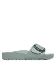 Birkenstock Klapki Gizeh 1031422 Zielony. Zielone klapki damskie Birkenstock, bez wzorów, z syntetyku, bez obcasa, bez zapięcia. Za 229.99 zł.