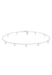 Elli Damski choker Geo Circle Basic Matowy Moneta wykonany ze srebra próby 925 Sterling Silver Naszyjniki 1 ct. Szare naszyjniki damskie Elli, srebrne. Za 213.99 zł.