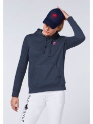 Polo Sylt Bluza w kolorze granatowym rozmiar: XL. Niebieskie bluzy damskie Polo Sylt, xl, bez wzorów, z bawełny, z kapturem. Za 104.64 zł.