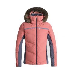 Kurtka damska Roxy Snowstorm narciarska 15K. Czerwone kurtki damskie Roxy, na zimę, m, bez wzorów, z nylonu, bez kaptura. Za 781.00 zł.