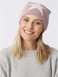 Zwillingsherz Czapka beanie w kolorze jasnoróżowym rozmiar: onesize. Różowe czapki damskie Zwillingsherz, bez wzorów, z kaszmiru. Za 83.42 zł.