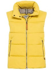 Camel Active Kamizelka pikowana w kolorze żółtym rozmiar: 36. Żółte kamizelki damskie Camel Active, bez wzorów, bez kaptura. Za 188.85 zł.