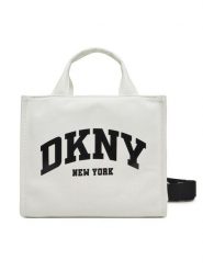 DKNY Torebka Hadlee R41AOR57 Szary. Szare torebki klasyczne damskie DKNY, z materiału, bez dodatków. Za 289.99 zł.