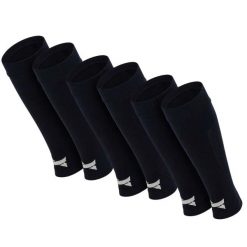 Getry Piłkarskie Bez Stopy Pro - 6 par - Granatowy. Niebieskie legginsy sportowe damskie XTREME SOCKSWEAR, bez wzorów, z materiału, na fitness i siłownię. Za 210.49 zł.