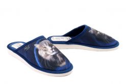 METEOR 128 Kotek 2 granatowy, kapcie damskie. Niebieskie kapcie damskie Meteor. Za 40.79 zł.