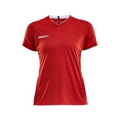 Koszulka damska Craft progress practise. Czerwone koszulki sportowe damskie Craft, bez wzorów, z poliesteru, bez ramiączek, na fitness i siłownię. Za 144.00 zł.