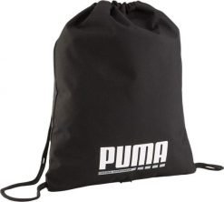 Plecak Sportowe torba worek na buty sportowy szkolny Puma Plus Gym Sack. Czarne torby sportowe Puma, bez wzorów, z materiału. Za 55.25 zł.