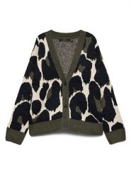 Vero Moda Kardigan w kolorze czarno-kremowo-oliwkowym rozmiar: XS. Brązowe kardigany damskie Vero Moda, xs, bez wzorów, ze splotem. Za 144.95 zł.