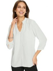 WITT WEIDEN Bluzka w kolorze kremowym rozmiar: 44. Brązowe bluzki damskie WITT WEIDEN, bez wzorów, bez kołnierzyka, bez ramiączek. Za 60.99 zł.