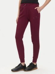 Armani Exchange Spodnie dresowe XW000986 AF16114 UA343 Bordowy Relaxed Fit. Czerwone spodnie dresowe damskie Armani Exchange, s, bez wzorów, z bawełny. Za 509.99 zł.