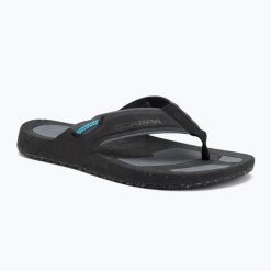 Japonki SCARPA Tegu. Czarne klapki damskie Scarpa, bez wzorów, bez obcasa, bez zapięcia. Za 239.99 zł.