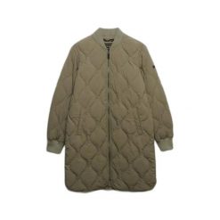 Damska długa kurtka Superdry Onion. Brązowe kurtki damskie Superdry, na zimę, l, bez wzorów, z materiału, bez kaptura. Za 490.00 zł.