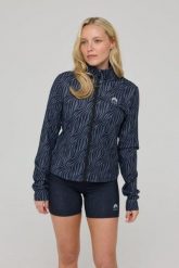 Kurtka Infinite Cropped Zipped – Czarny Tygrys. Czarne kurtki damskie OOSC, na zimę, s, bez wzorów, z materiału, bez kaptura. Za 245.99 zł.