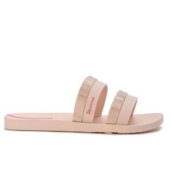 Klapki damskie Ipanama 83649 MESH SLIDE FEM. Czerwone klapki damskie Ipanema, bez wzorów, z materiału, bez obcasa, bez zapięcia. Za 69.00 zł.