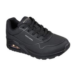 Sneakersy damskie Skechers Uno - Stand on air. Czarne obuwie sportowe damskie Skechers, z materiału, bez zapięcia, trekkingowe, Skechers Sport. Za 398.00 zł.
