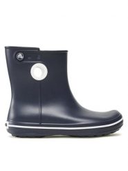 Crocs Kalosze Jaunt Shorty Boot W 15769 Granatowy. Niebieskie kalosze damskie Crocs, bez wzorów, z tworzywa sztucznego. Za 99.99 zł.