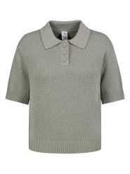 Eight2Nine Koszulka polo w kolorze khaki rozmiar: S. Brązowe bluzki damskie Eight2Nine, s, bez wzorów, z bawełny, bez kołnierzyka, bez ramiączek. Za 91.77 zł.
