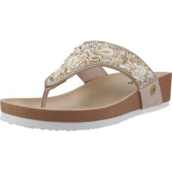 Sandały GIOSEPPO LAURIUM Biały. Białe sandały damskie Gioseppo, bez wzorów, z tkaniny, bez obcasa, bez zapięcia. Za 172.99 zł.