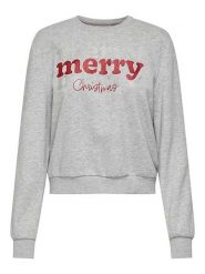 ONLY Bluza w kolorze szarym rozmiar: XL. Szare bluzy damskie Only, xl, bez wzorów, bez kaptura. Za 79.03 zł.