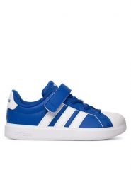 Adidas Sneakersy Streettalk JQ8594 Niebieski. Niebieskie buty sportowe chłopięce Adidas, ze skóry, bez zapięcia. Za 199.99 zł.