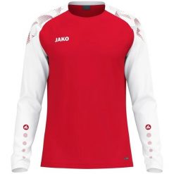 Dżersej z długim rękawem Jako Sonic. Białe swetry klasyczne damskie JAKO, na zimę, z dżerseju, bez kołnierzyka. Za 312.00 zł.