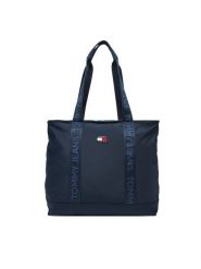 Tommy Jeans Torebka Tjw Daily Tote AW0AW17567 Granatowy. Niebieskie torebki klasyczne damskie Tommy Jeans, z jeansu, bez dodatków. Za 299.99 zł.