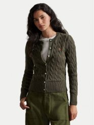 Polo Ralph Lauren Kardigan 211971868500 Zielony Regular Fit. Zielone kardigany damskie Polo Ralph Lauren, m, bez wzorów, z bawełny. Za 1,199.00 zł.