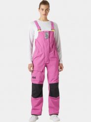 Spodnie Damskie Helly Hansen Pier 4.0 Bib. Czerwone kombinezony damskie Helly Hansen, m, bez wzorów, z materiału, bez kołnierzyka, bez ramiączek. Za 999.00 zł.