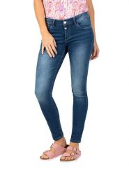Timezone Dżinsy "Sanya" - Slim fit - w kolorze niebieskim rozmiar: W29/L28. Niebieskie jeansy damskie Timezone. Za 122.96 zł.