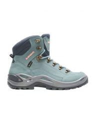 LOWA Skórzane buty trekkingowe "Renegade GTX" w kolorze turkusowym rozmiar: 39,5. Niebieskie obuwie trekkingowe damskie Lowa, z gore-texu, bez zapięcia. Za 782.99 zł.