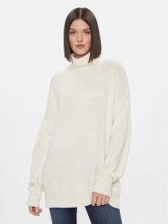 Kontatto Golf 3M1085 Biały Oversize. Białe golfy damskie Kontatto, m, bez wzorów, z syntetyku, bez ramiączek. Za 449.99 zł.